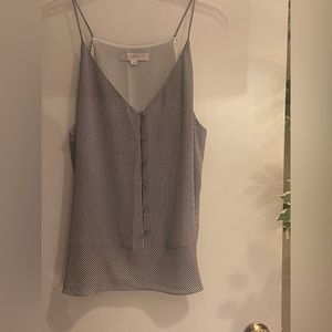 ☀️ Loft striped button tank ☀️